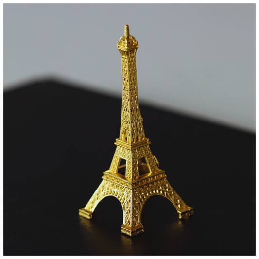 Gold Metal Mini Eiffel Tower Decoration